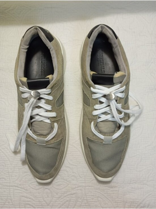 Fear Of God Essentials Mens Suede & Mesh Gray Lace-Up Sneakers Size 42 US (9.5) main image 7